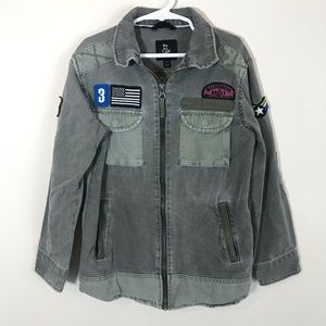 Boys Art Class Patched Utility Jacket